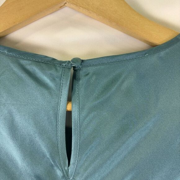 ATM Anthony Thomas Melillo Silk Charmeuse Bias Cut Midi Dress - Picture 5 of 5